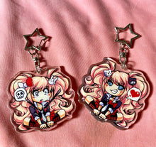 Load image into Gallery viewer, Junko Enoshima Dangan Ronpa Keychain Charm