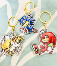 Load image into Gallery viewer, Sonic the hedgehog Keychain Charms