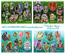 Load image into Gallery viewer, Hades Game Sticker Sheets!
