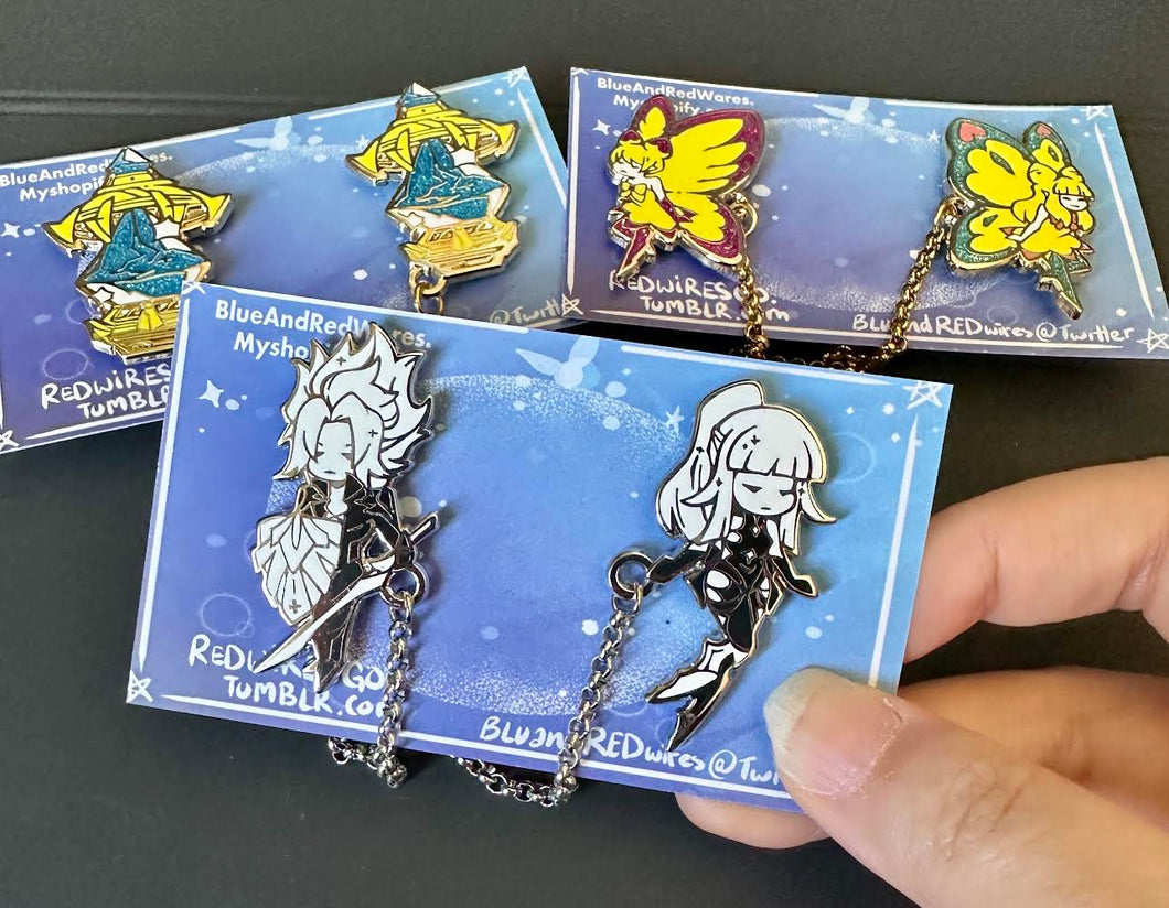 Final Fantasy XIV chained pins
