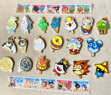 Load image into Gallery viewer, Final fantasy Critter Ice cream Pins
