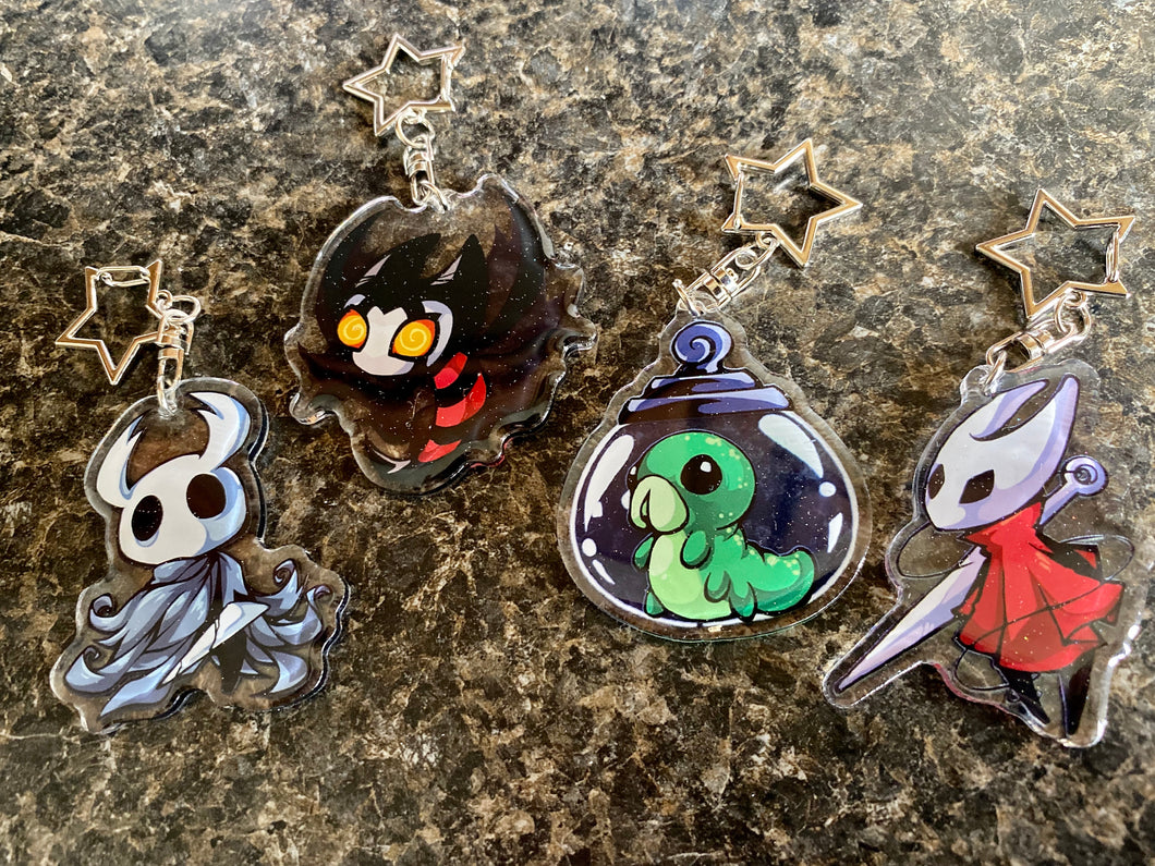 Hollow Knight Keychain Charms
