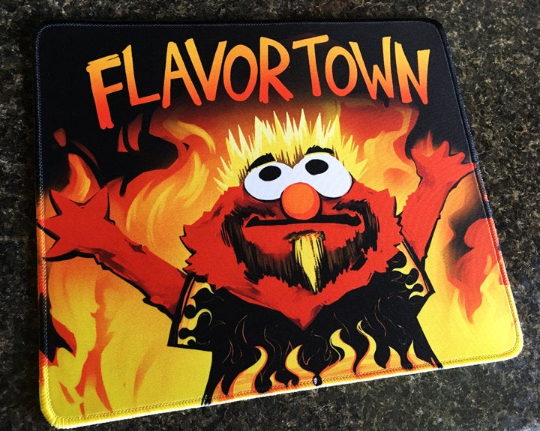 Flavortown Flaming Elmo Guy Fieri