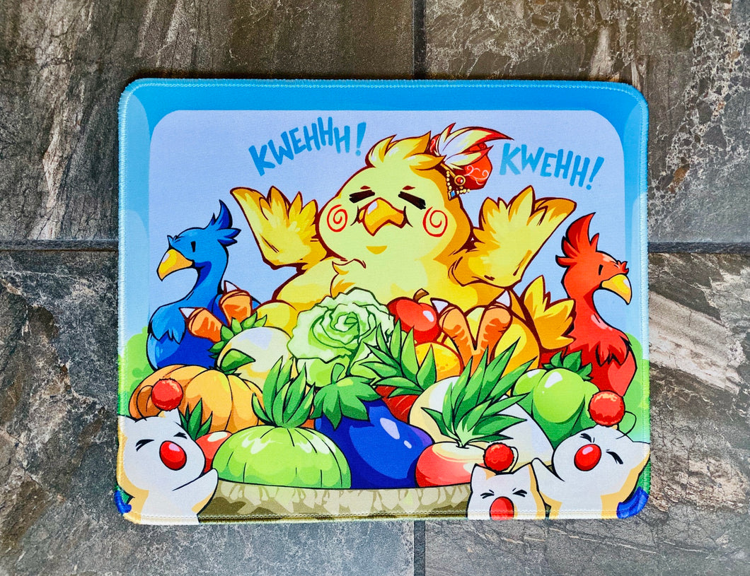 Fat Chocobo Final Fantasy Gaming Mousepad