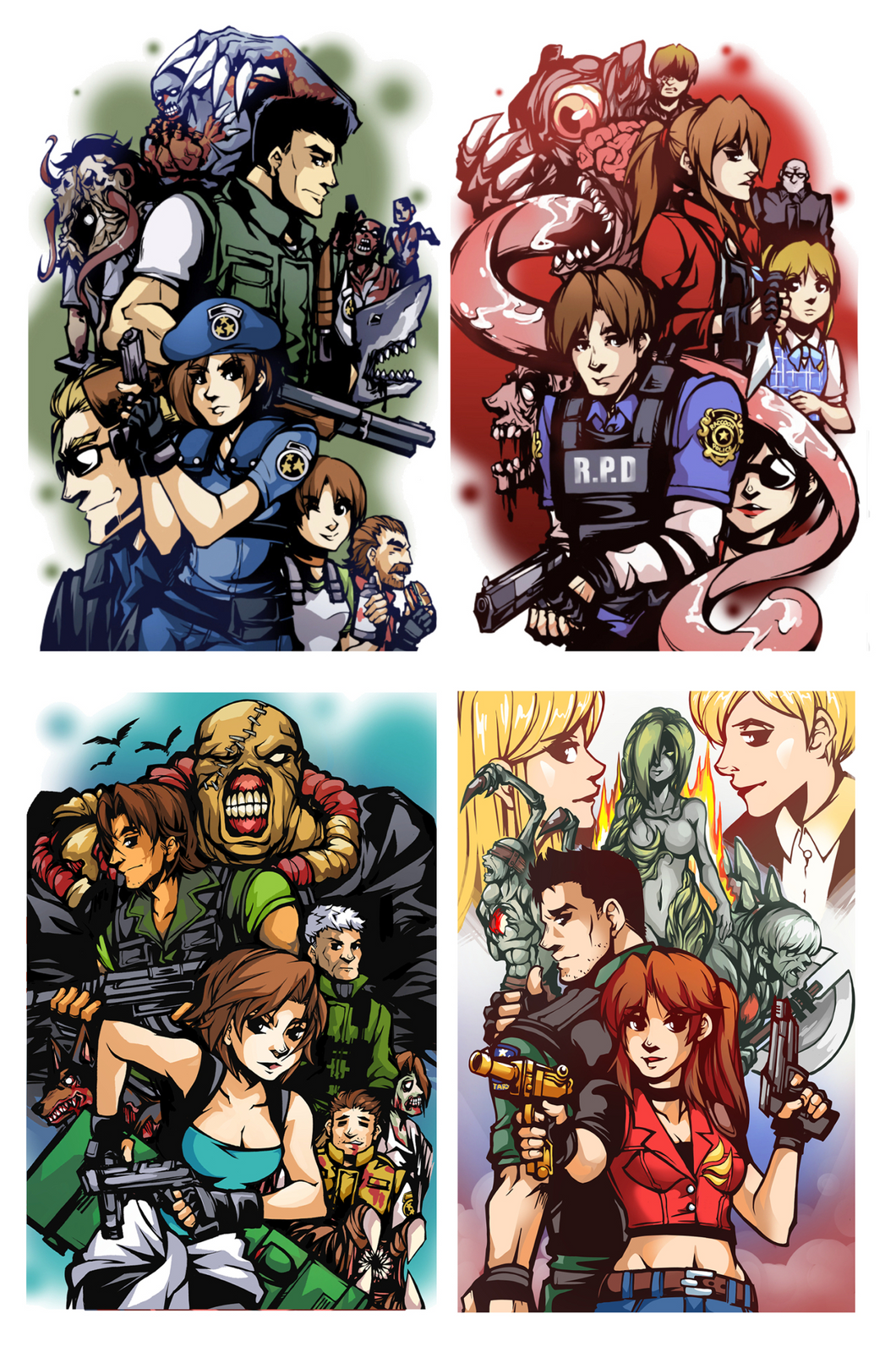 BIOHAZARD Resident Evil Prints
