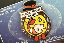 Load image into Gallery viewer, Back pain Club Shrimp Pins
