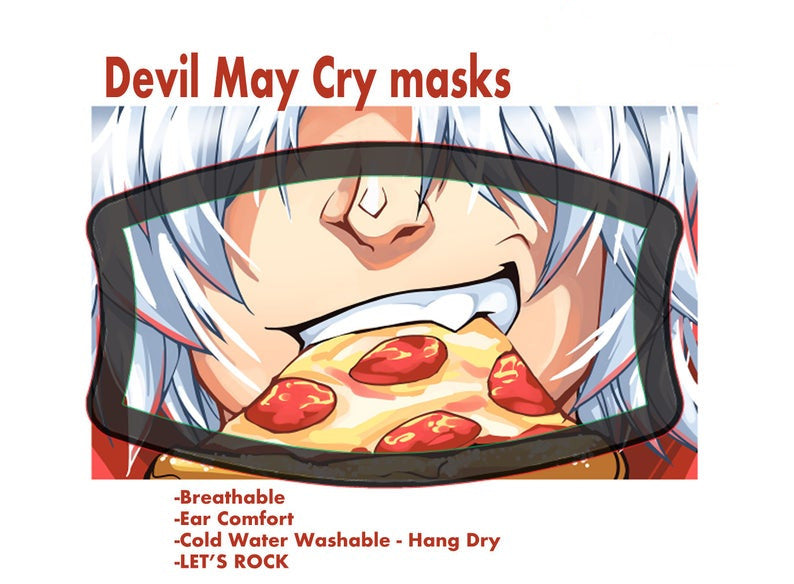 Devil May Cry DANTE face masks