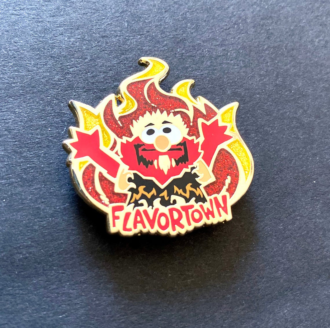 Flavortown Elmo Guy Fieri Enamel Pin