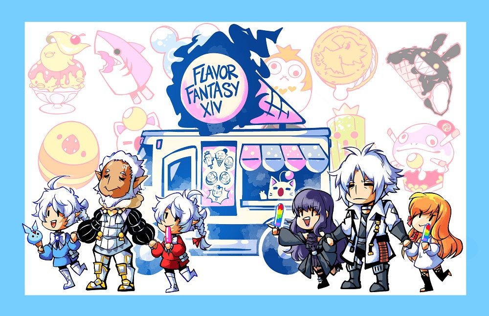 FFXIV Ice cream Print